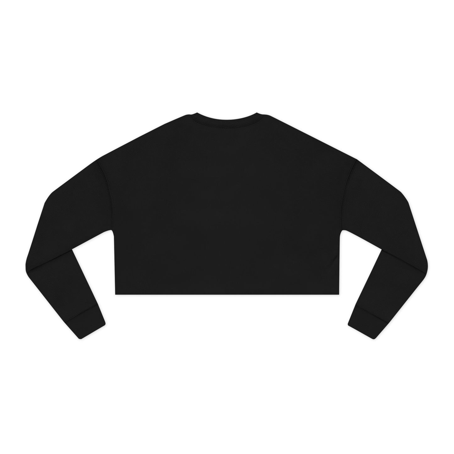 Meditating Figure Lotus Mandala Cropped Sweatshirt | Yoga Spiritual Apparel