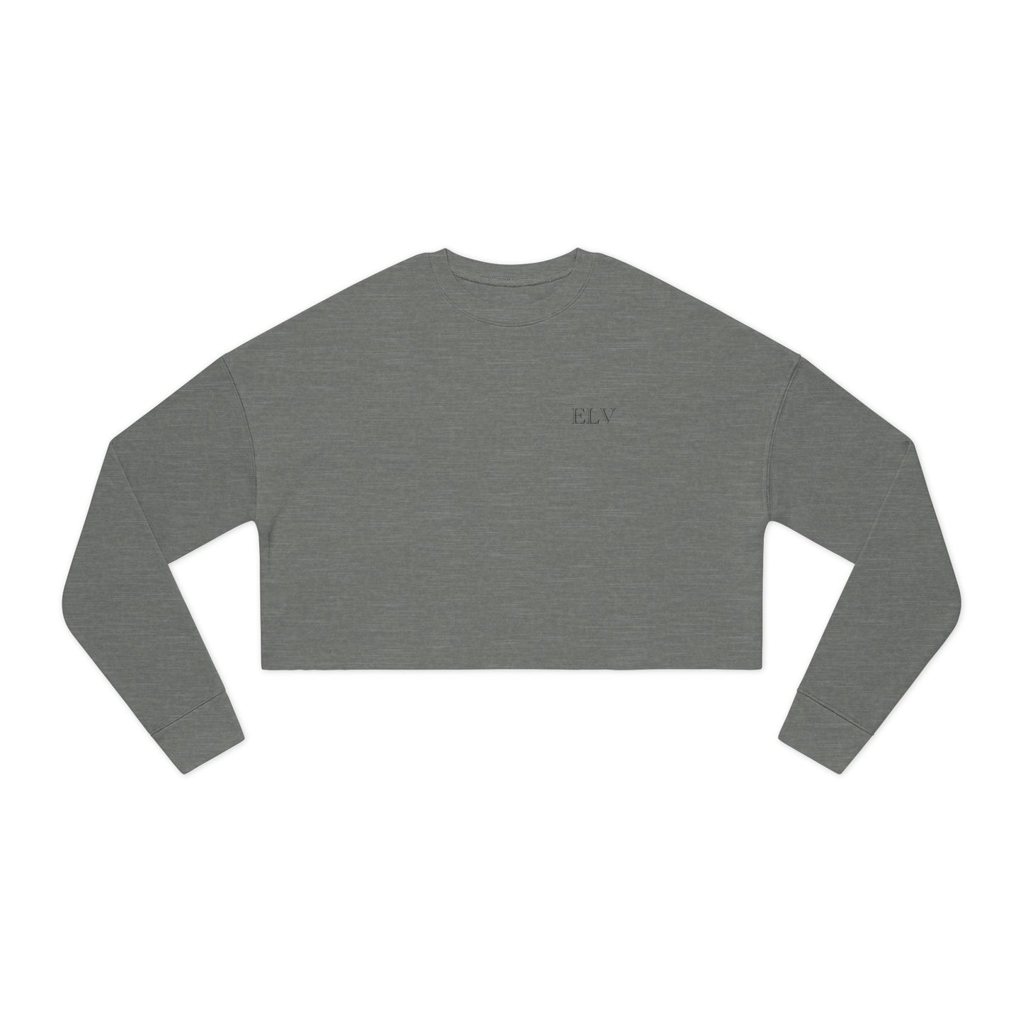 Meditating Figure Lotus Mandala Cropped Sweatshirt | Yoga Spiritual Apparel (B)