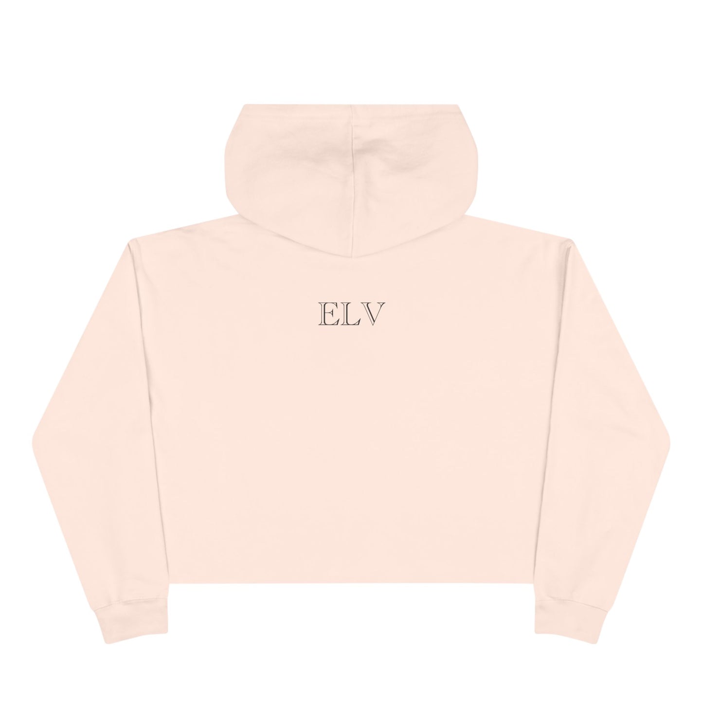 Meditation Lotus Silhouette Crop Hoodie | Yoga Chakra Graphic