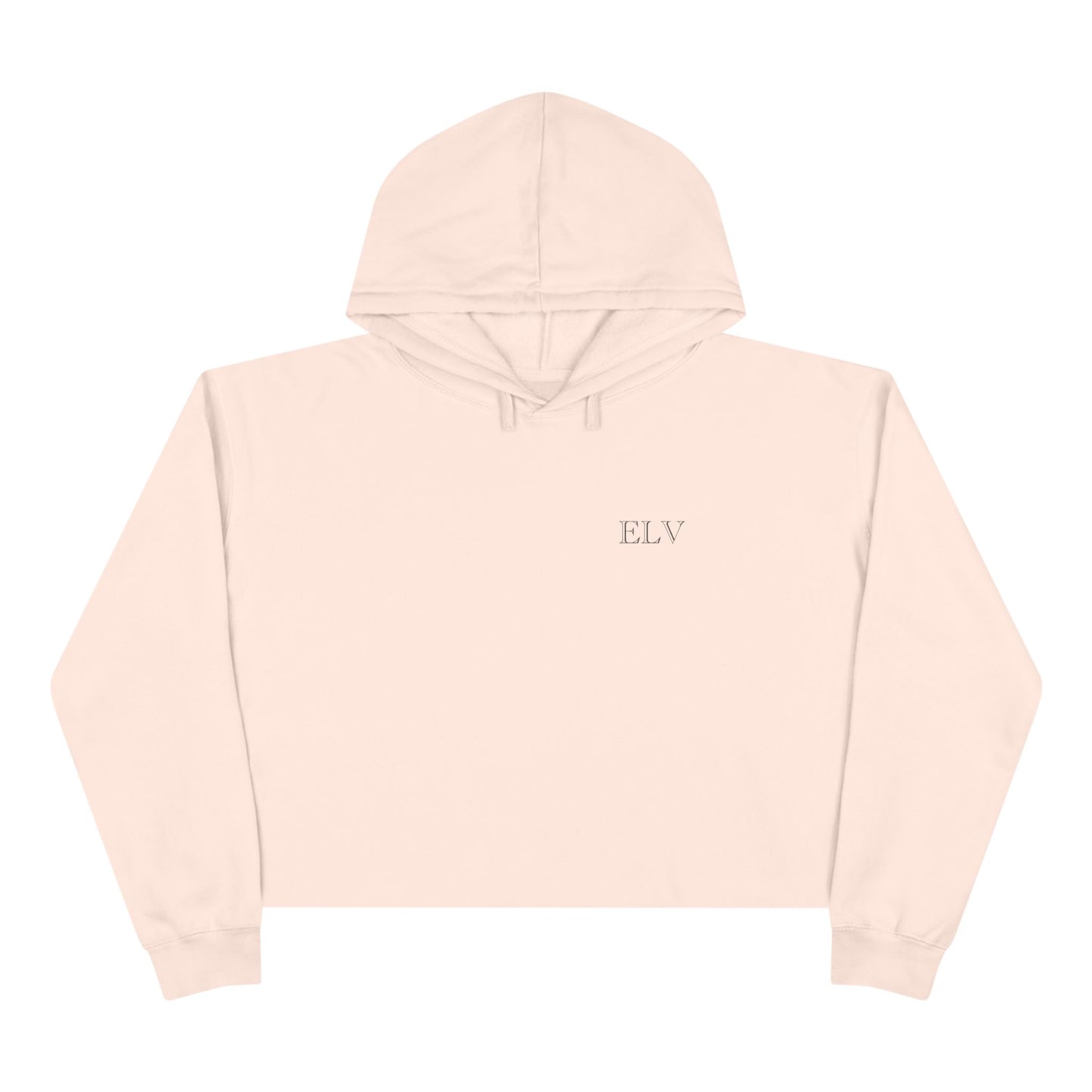 Meditation Lotus Silhouette Crop Hoodie | Yoga Chakra Graphic (B)