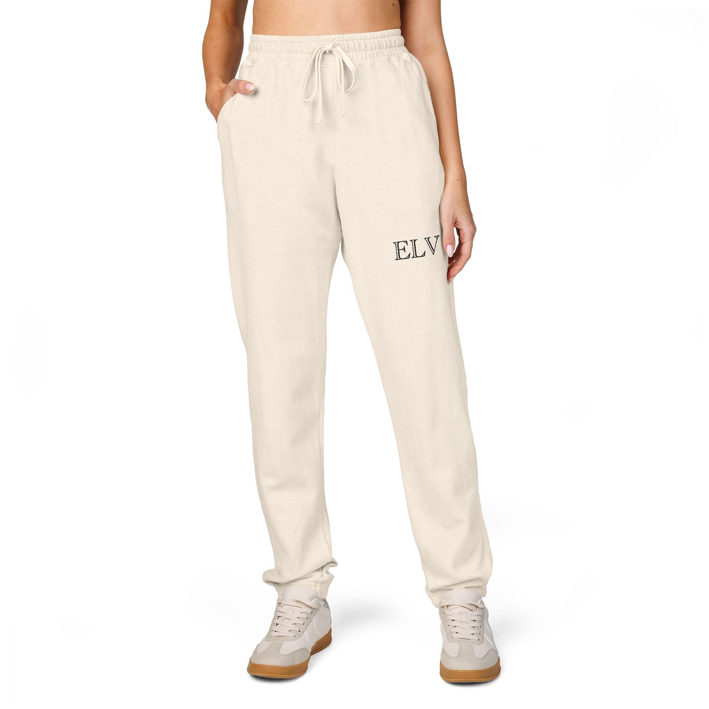 ELV monogram sweatpants | embroidered joggers