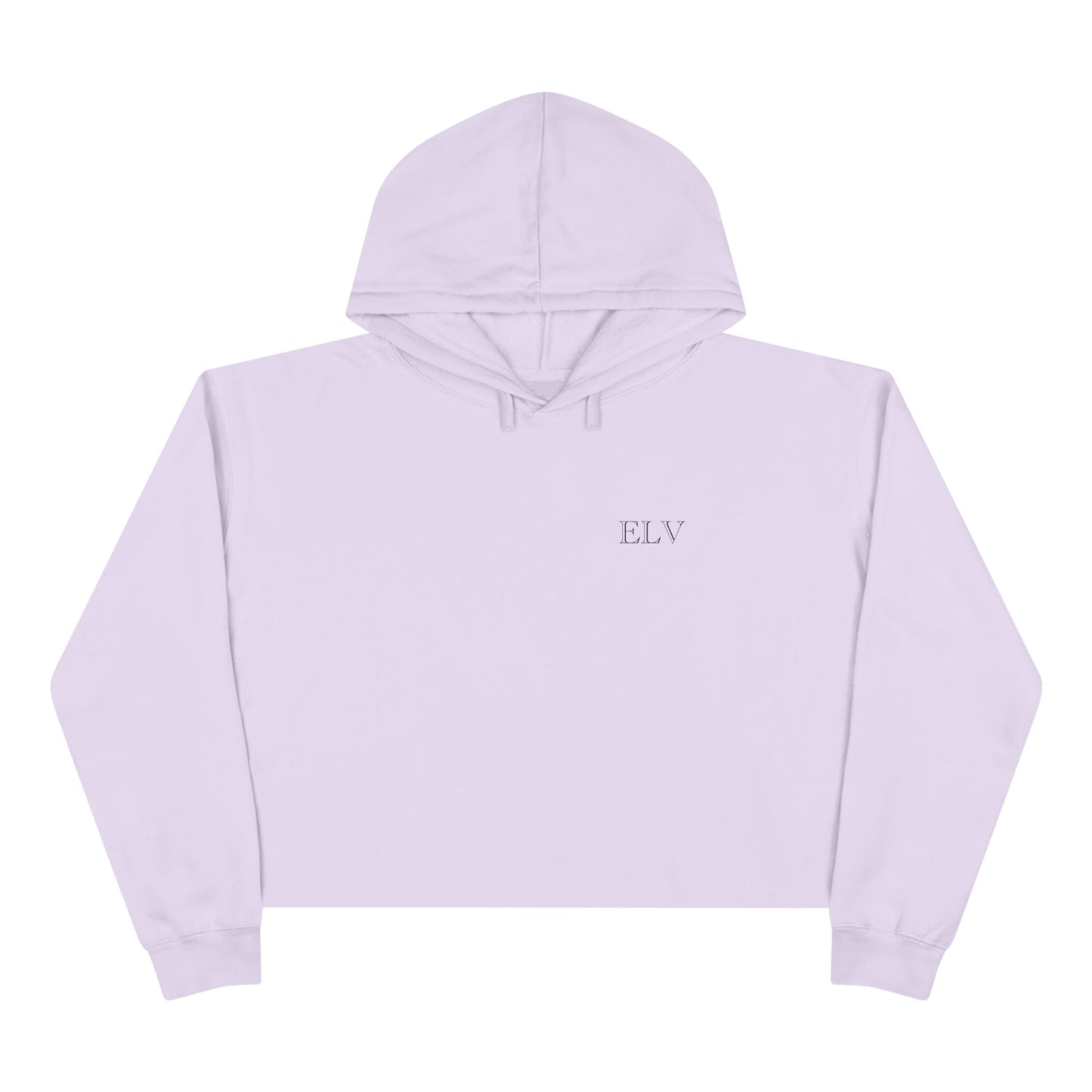Meditation Lotus Silhouette Crop Hoodie | Yoga Chakra Graphic (B)
