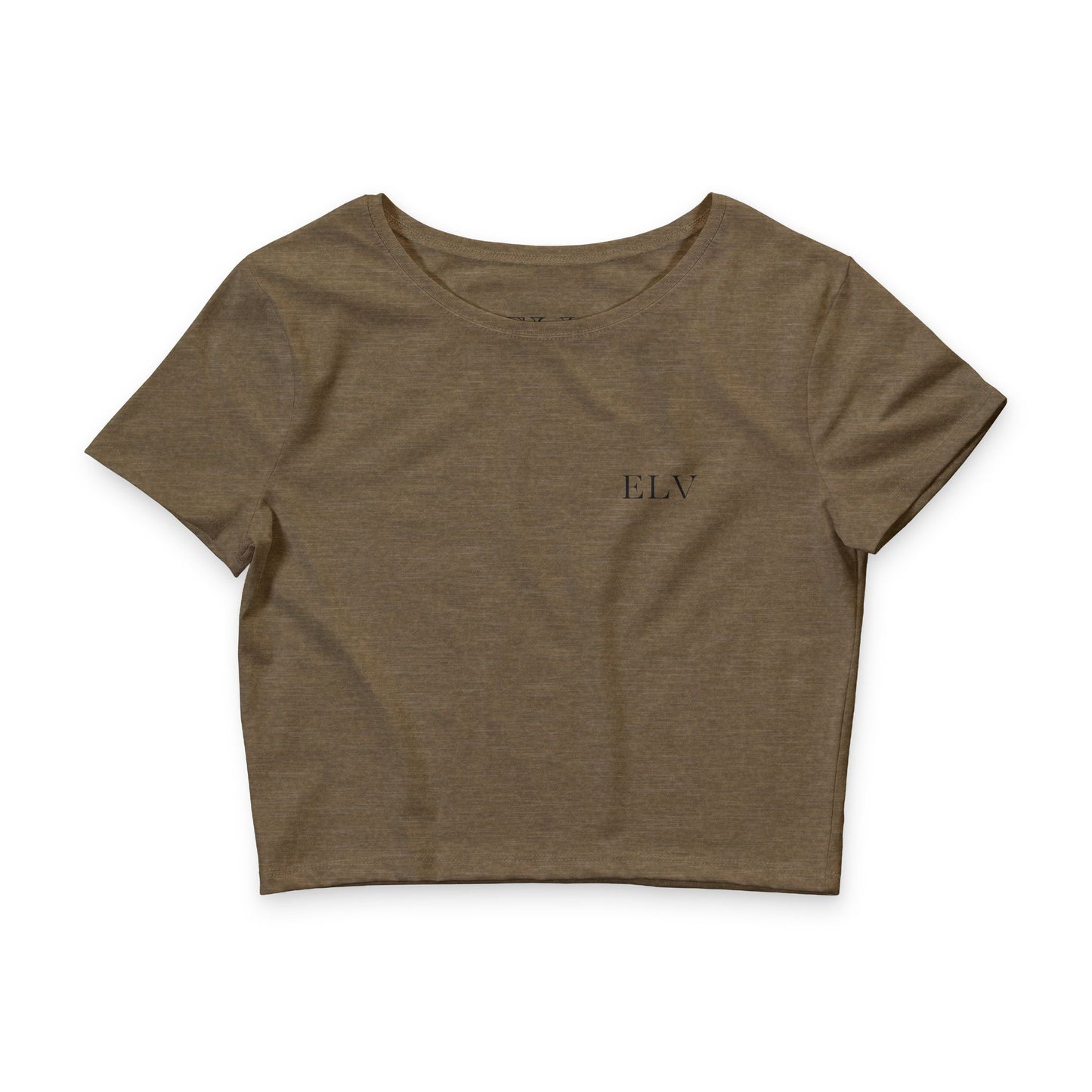 (B) Meditating Figure with Lotus Mandala Crop Tee | Yoga Chakra Top