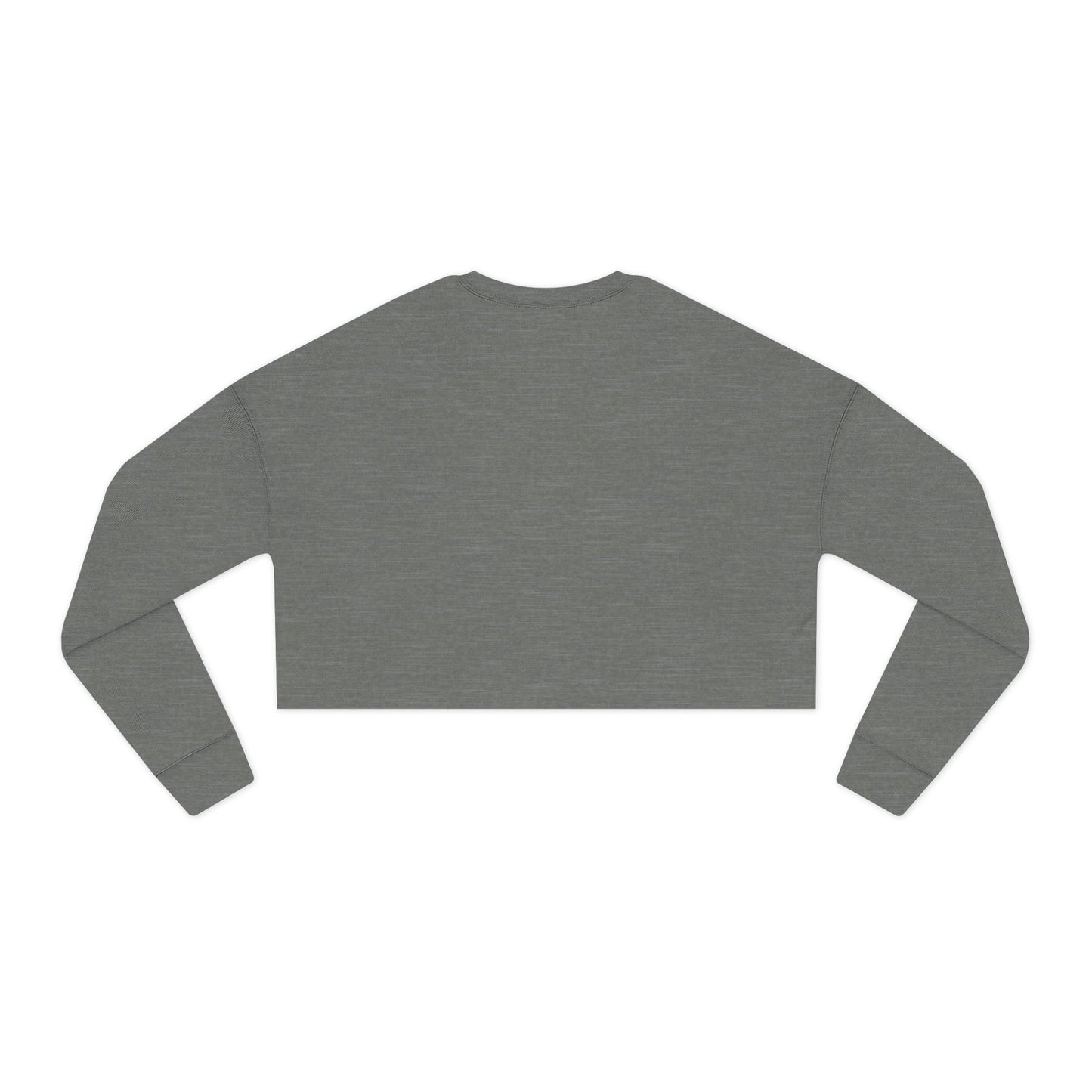 Meditating Figure Lotus Mandala Cropped Sweatshirt | Yoga Spiritual Apparel