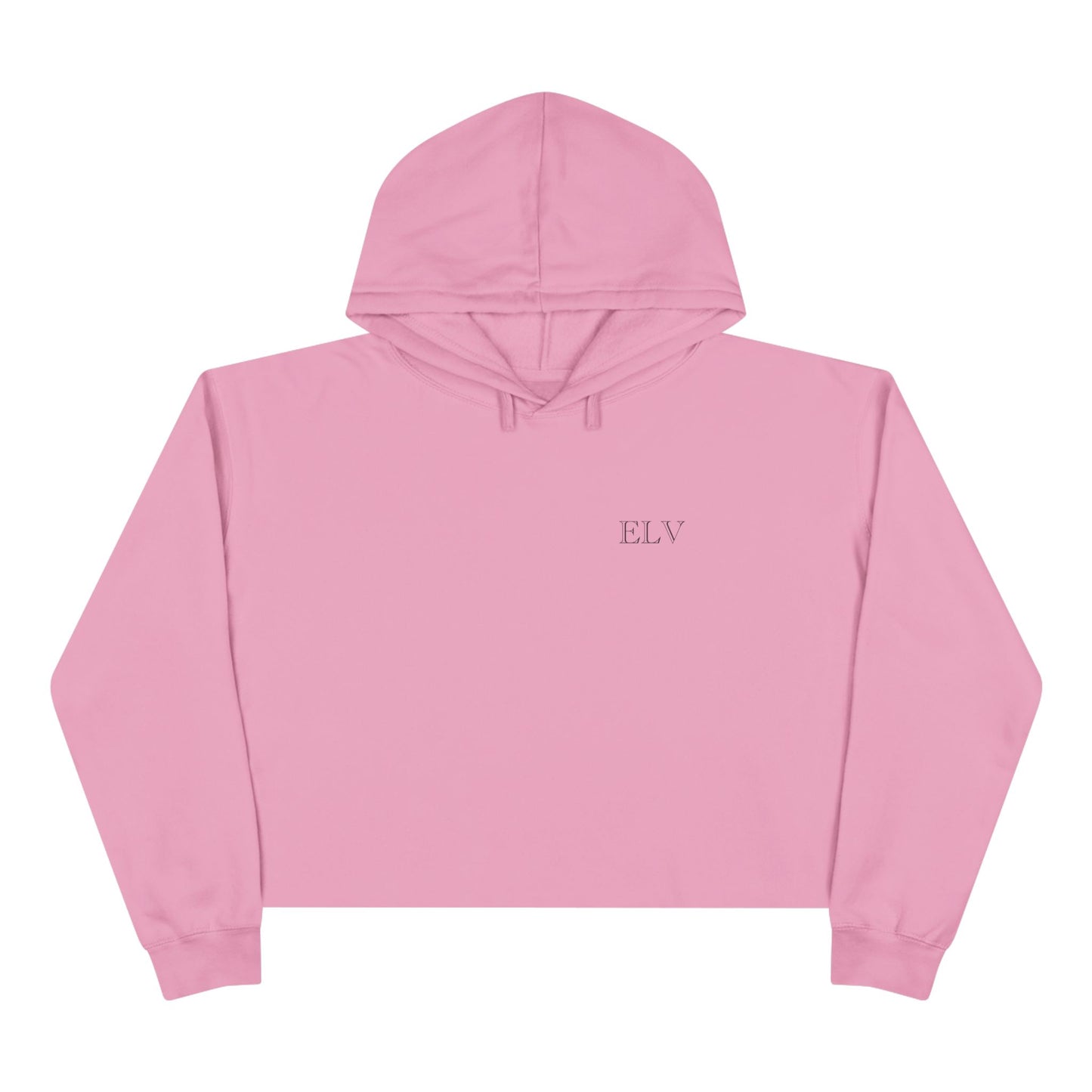 Meditation Lotus Silhouette Crop Hoodie | Yoga Chakra Graphic (B)