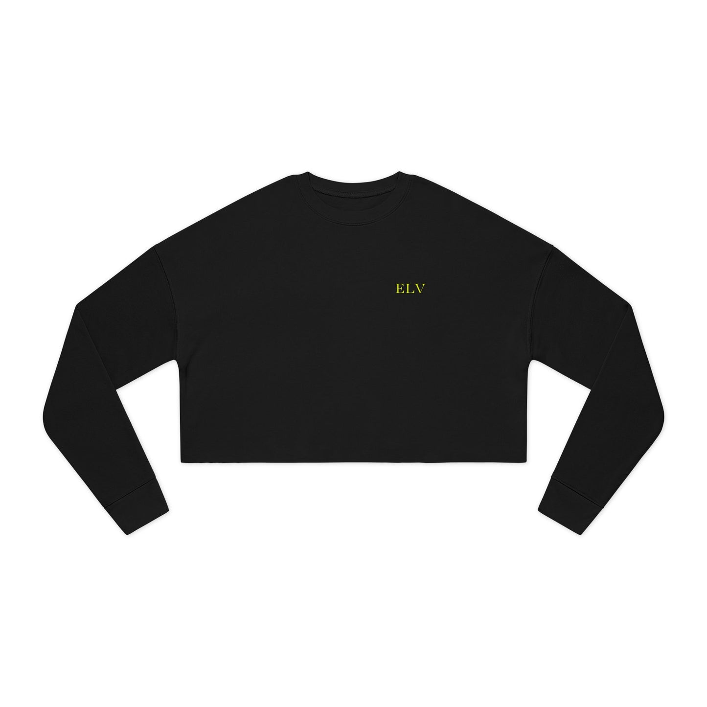 Meditating Figure Lotus Mandala Cropped Sweatshirt | Yoga Spiritual Apparel (B)