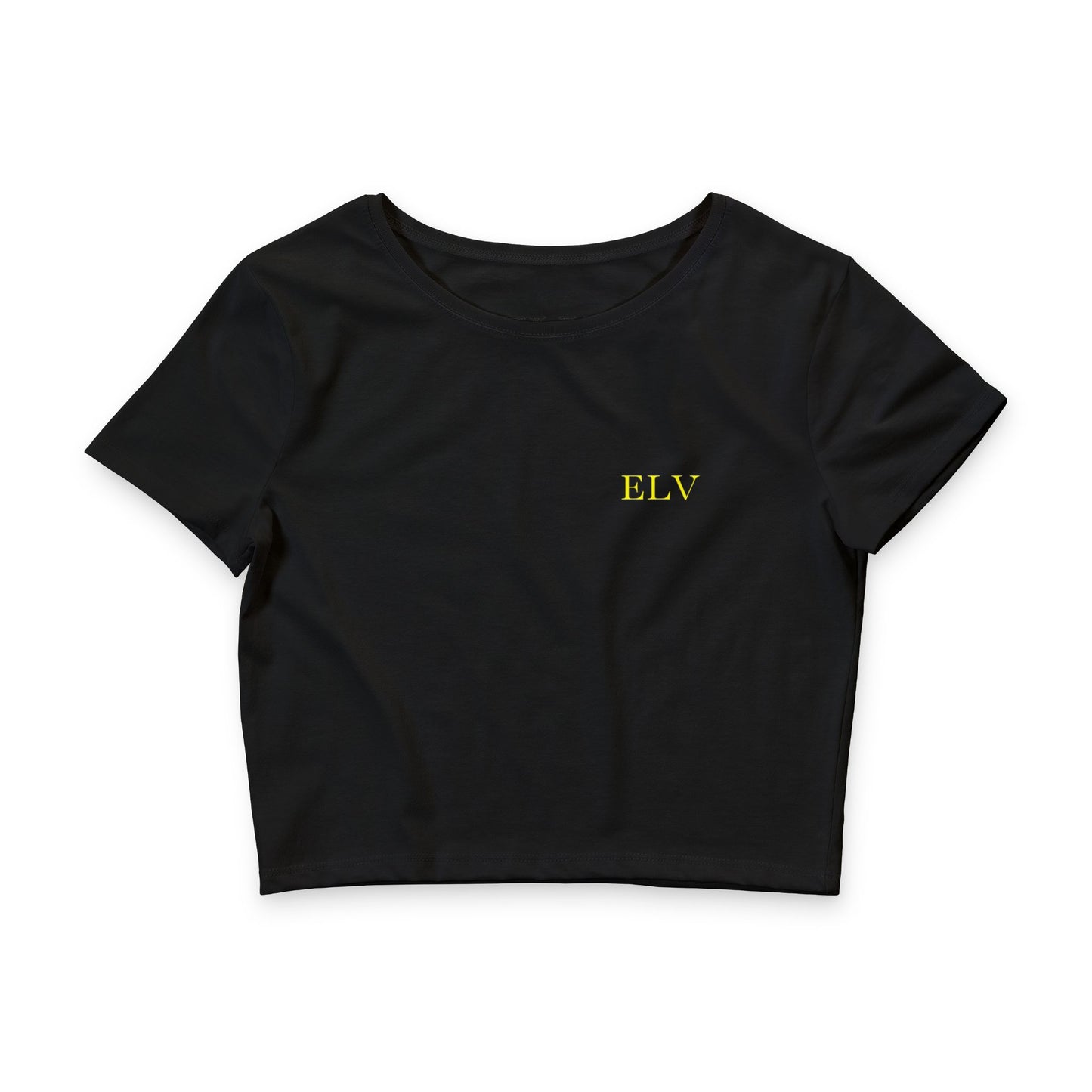 (B) Meditating Figure with Lotus Mandala Crop Tee | Yoga Chakra Top